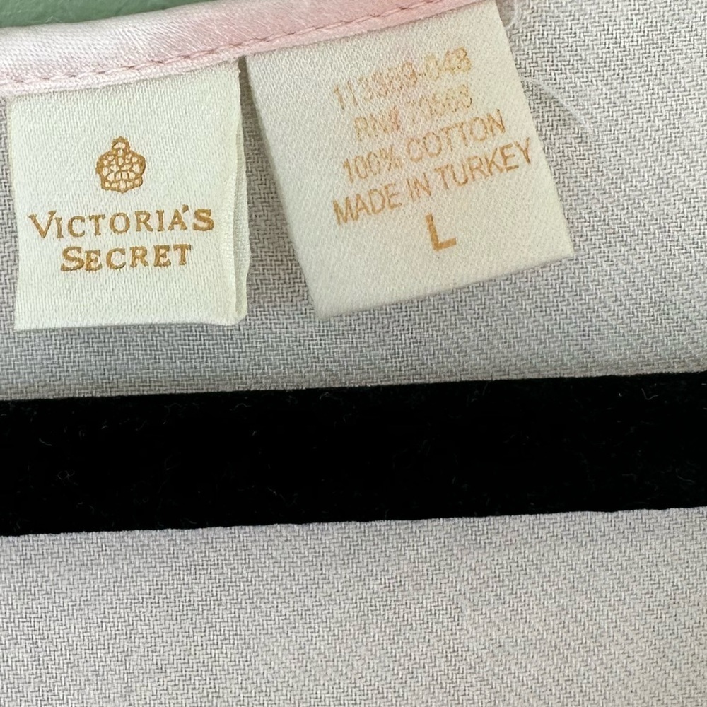 Vtg 70's Victoria's Secret Gold Crown Label Cotton Nightgown Cottagecore Sz L‌‌ - Picture 9 of 12
